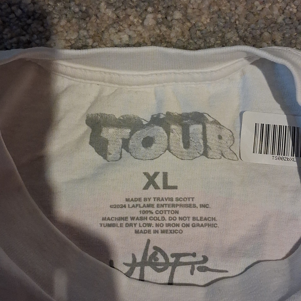 Travis Scott Tour T-Shirt XL